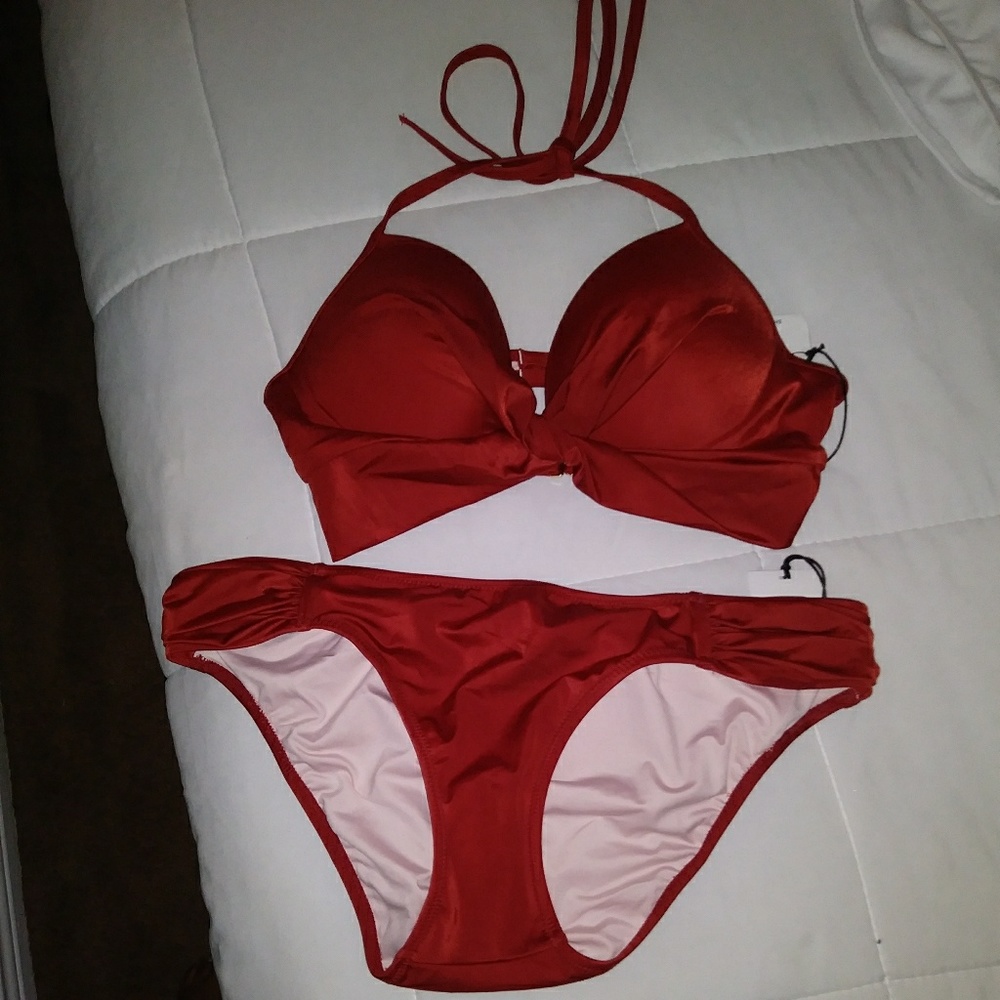 🚨FINAL SALE🚨 Brick Orange two piece Swim suit